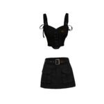 Denim (Jacket+short set)